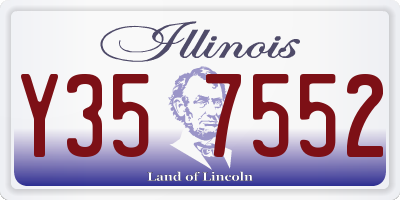IL license plate Y357552