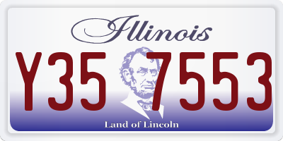 IL license plate Y357553