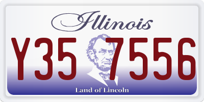 IL license plate Y357556
