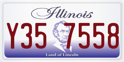IL license plate Y357558