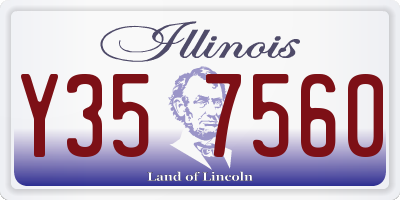 IL license plate Y357560