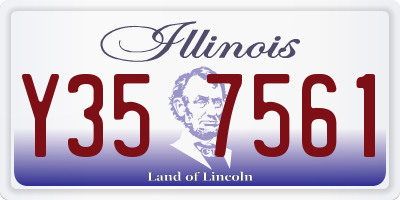 IL license plate Y357561