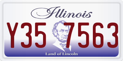 IL license plate Y357563