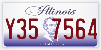 IL license plate Y357564