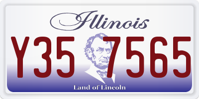 IL license plate Y357565