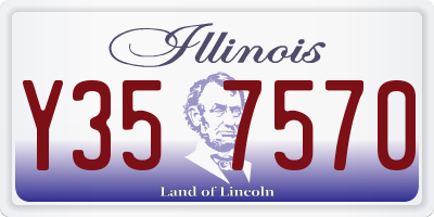 IL license plate Y357570