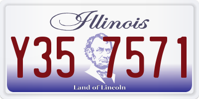 IL license plate Y357571