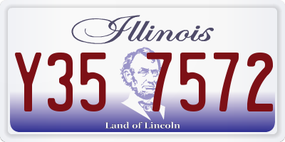 IL license plate Y357572