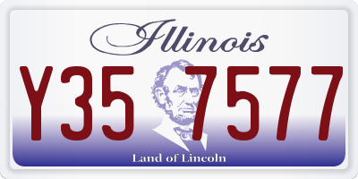 IL license plate Y357577