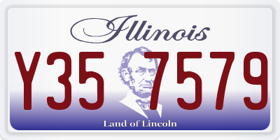 IL license plate Y357579