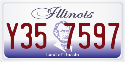 IL license plate Y357597