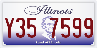 IL license plate Y357599