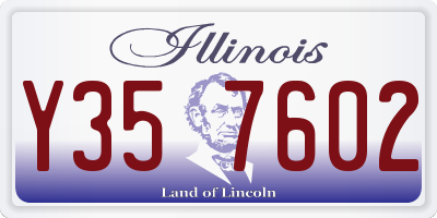 IL license plate Y357602
