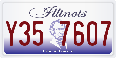IL license plate Y357607