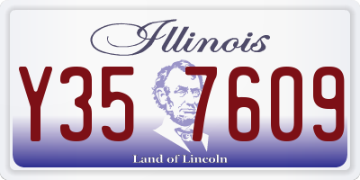 IL license plate Y357609