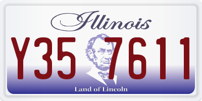 IL license plate Y357611