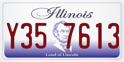 IL license plate Y357613