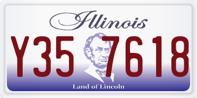 IL license plate Y357618