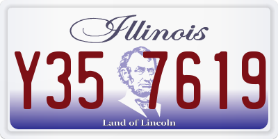 IL license plate Y357619
