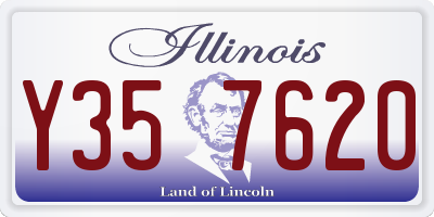 IL license plate Y357620