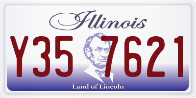 IL license plate Y357621