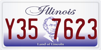IL license plate Y357623