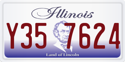 IL license plate Y357624