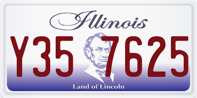 IL license plate Y357625