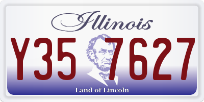 IL license plate Y357627