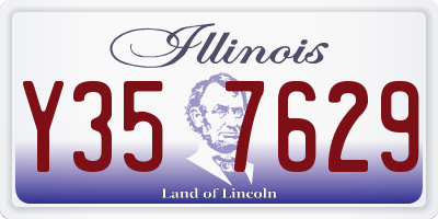 IL license plate Y357629