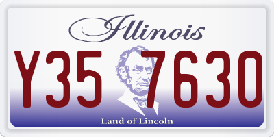 IL license plate Y357630