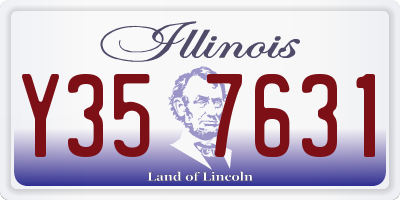 IL license plate Y357631