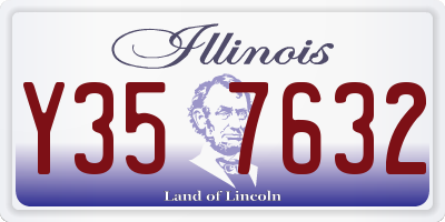IL license plate Y357632