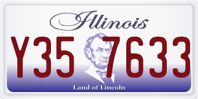 IL license plate Y357633