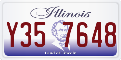 IL license plate Y357648