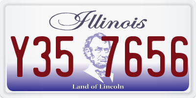 IL license plate Y357656