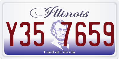 IL license plate Y357659