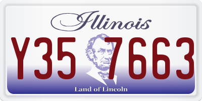 IL license plate Y357663