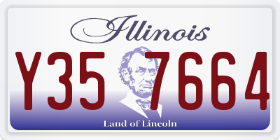 IL license plate Y357664