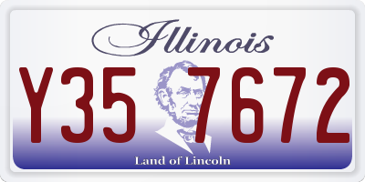IL license plate Y357672