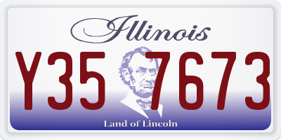 IL license plate Y357673