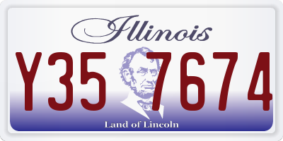 IL license plate Y357674