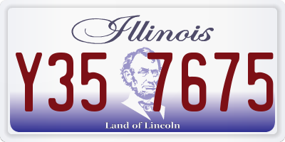 IL license plate Y357675