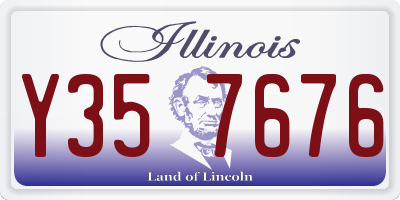 IL license plate Y357676