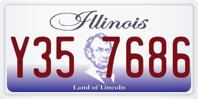 IL license plate Y357686