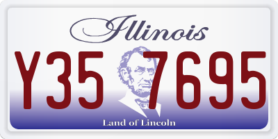 IL license plate Y357695