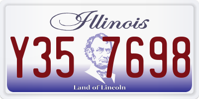 IL license plate Y357698