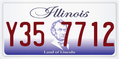 IL license plate Y357712