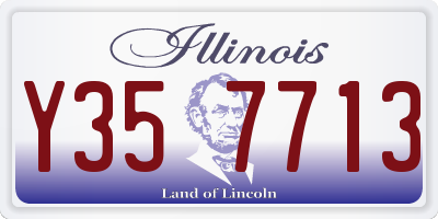 IL license plate Y357713