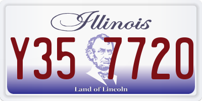 IL license plate Y357720